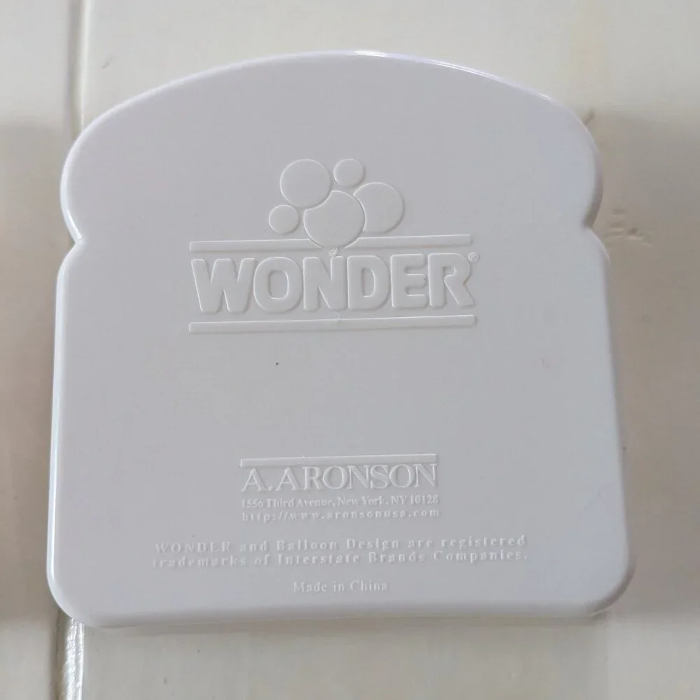 VTG Wonder Bread Sandwich Containers by A. Aronson – Set of 2